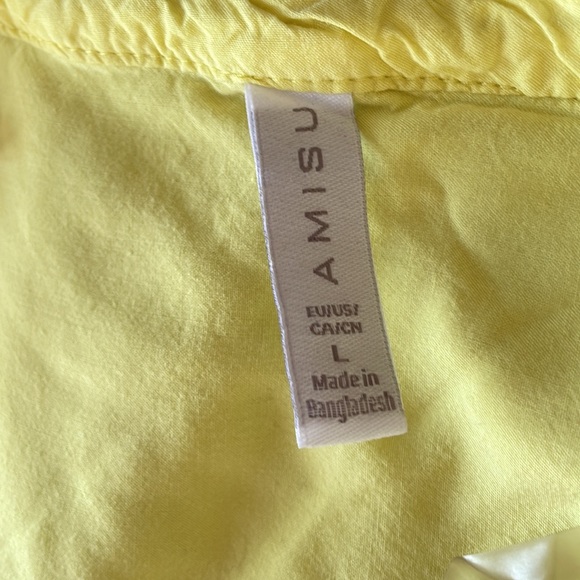 Yellow tank top. Brand - AMISU - Picture 2 of 3